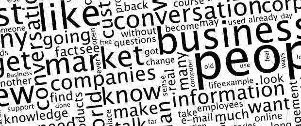 The Clutrain Manifesto Word Cloud